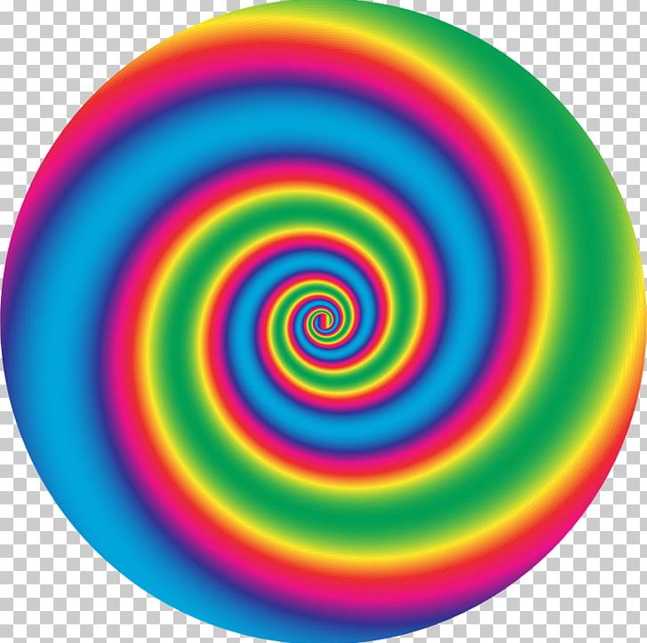 Color spiral circle.