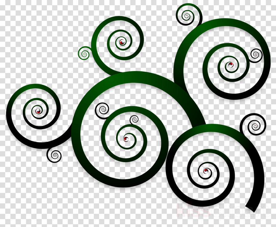 Clip art spiral line circle pattern clipart