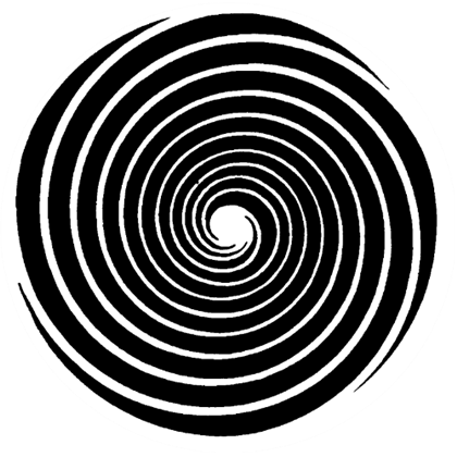 Hypnosis swirl clipart.