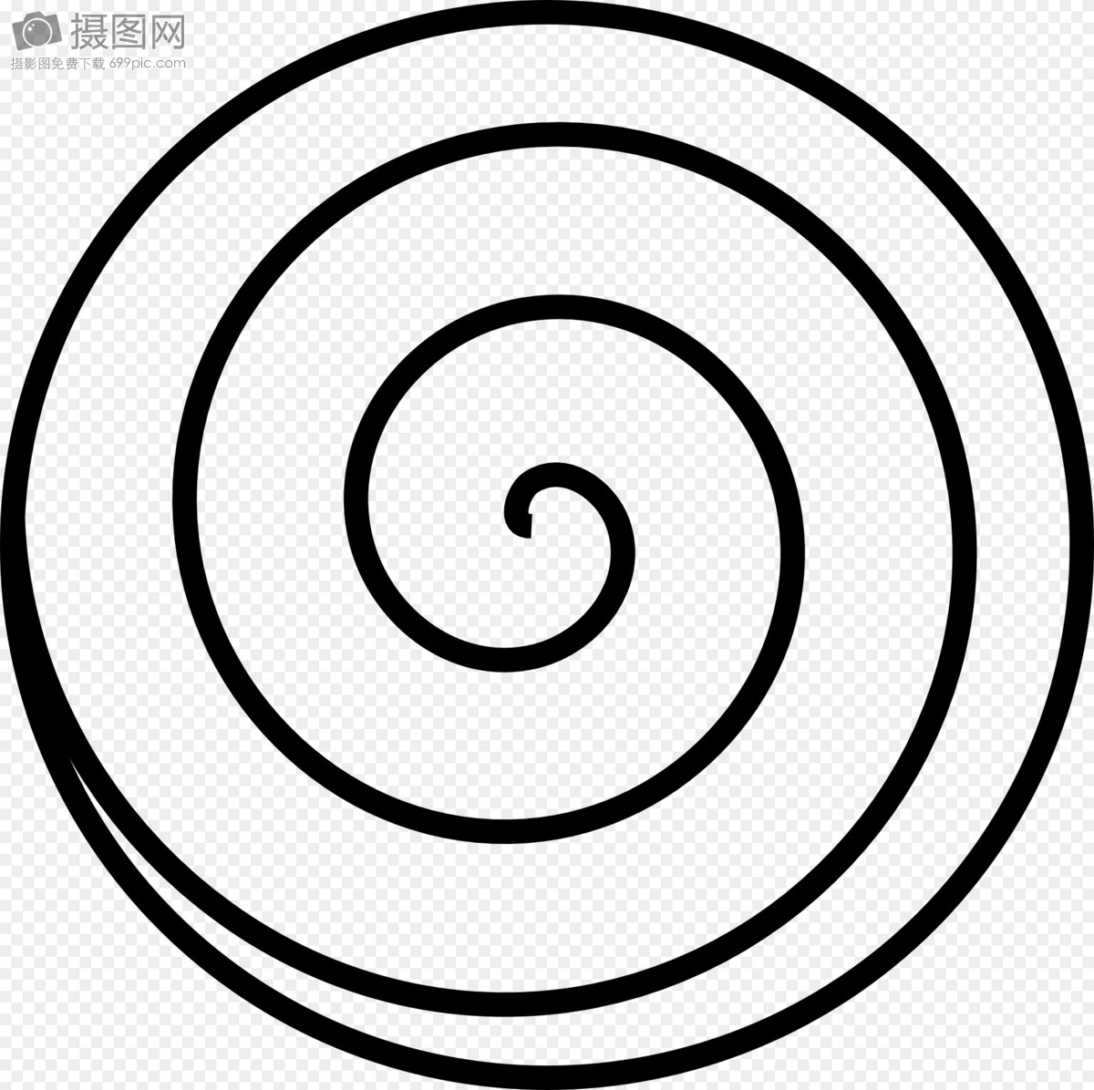 Spiral Line Drawing