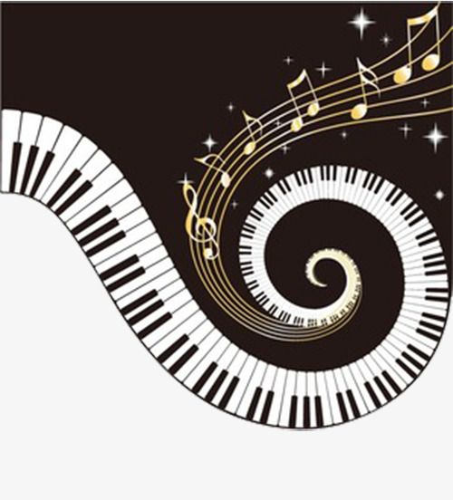 Piano Keys For Spiral Notes, Piano Clipart, Piano, Key PNG