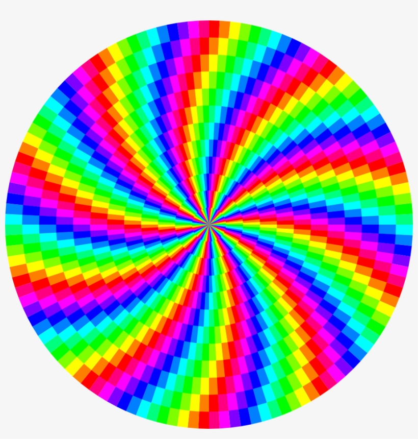 Spiral clipart rainbow.