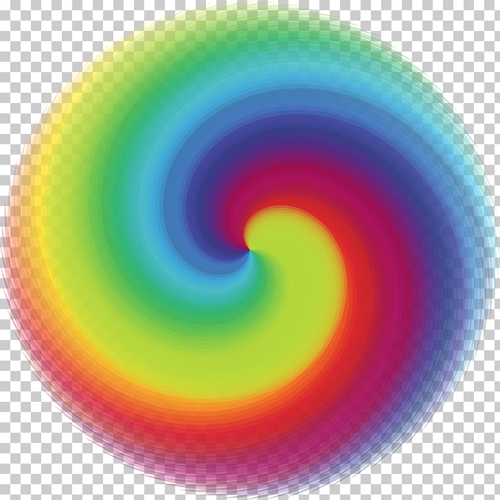 Rainbow Circle Scalable Graphics , Rainbow Swirl s PNG
