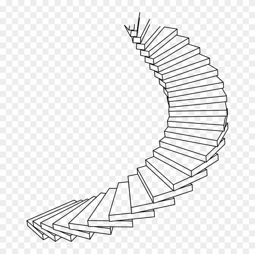 Stairs clipart spiral.