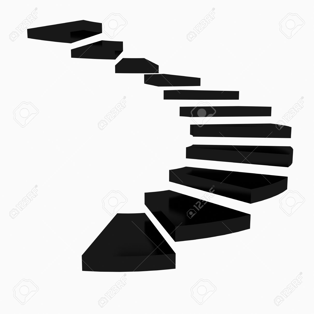 Spiral staircase clipart