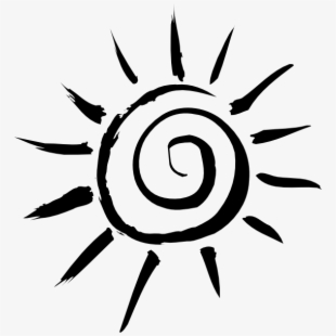 clipart-spiral sun