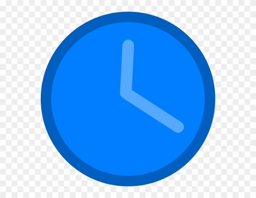 Clock Clipart Blue