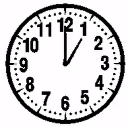 Organized Chaos Valley Clock Animated Clipart GIF