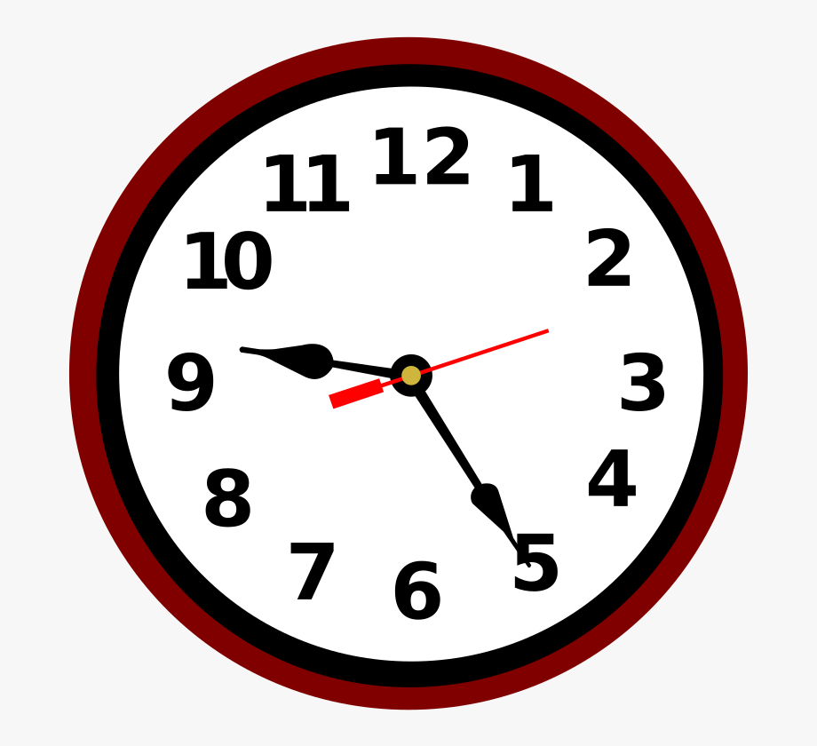 Clipart school clock.