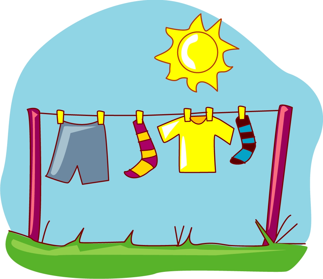 clothes clipart hanging