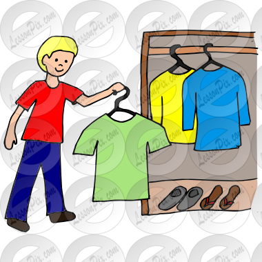 Hang Clothes Picture for Classroom
