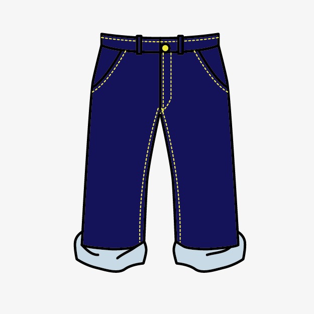 Download Free png Pants, Clothes, Cartoon PNG Transparent