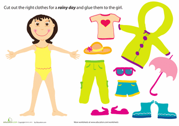 clothes clipart sunny day