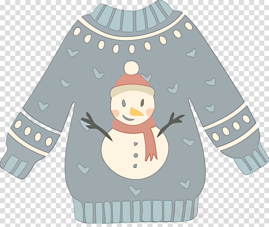 Sweater clothing cartoon sleeve outerwear clipart