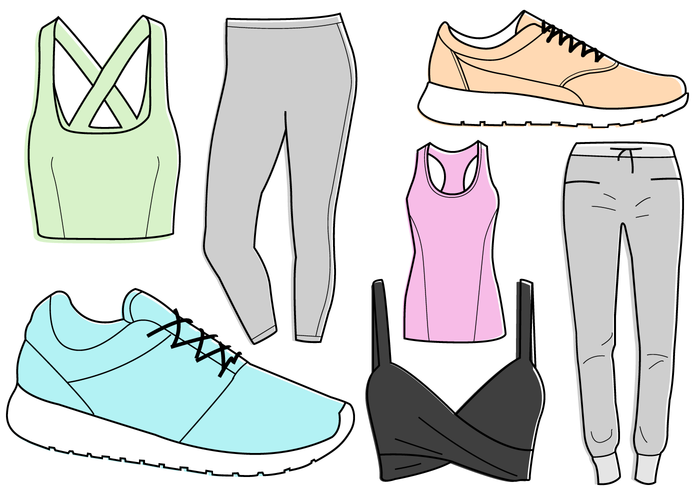 Free Workout Clothes Vector