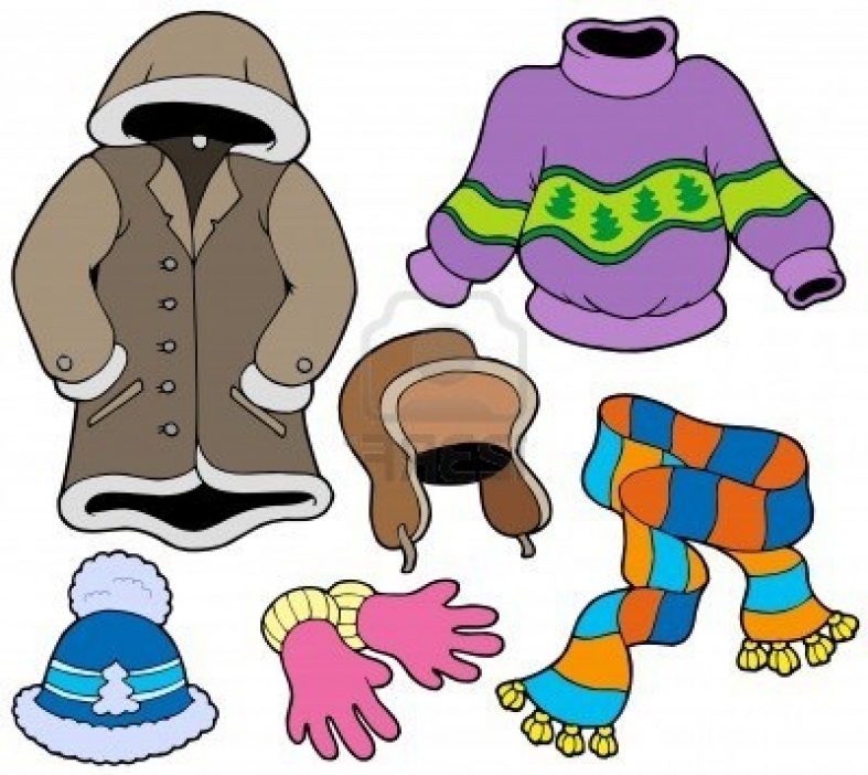 Kids Winter Clothes Clipart