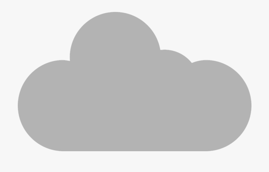 Transparent Background Gray Clouds Clipart
