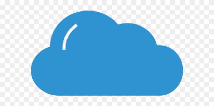 Cloud Server Clipart Light Blue Cloud