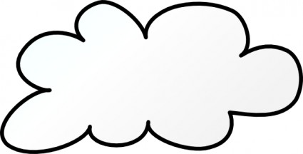 Free cloud outline.