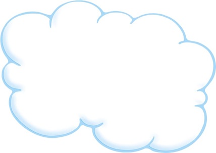 Free cloud outline.