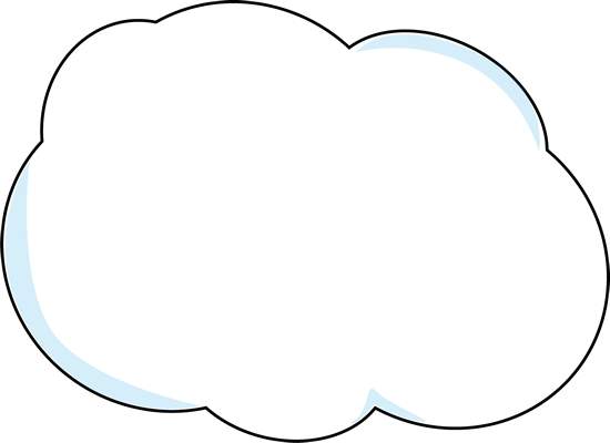 Cloud clip art.