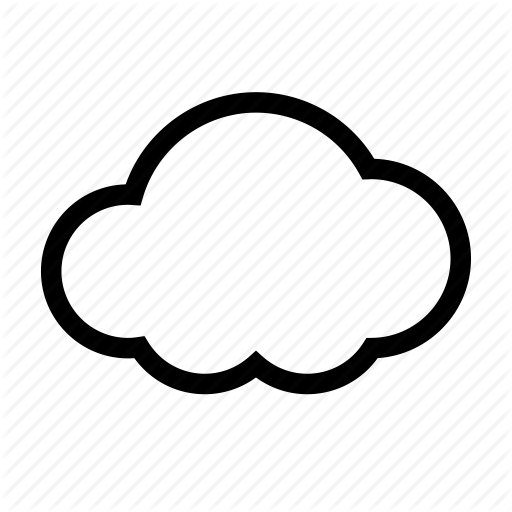 Cloud icon png.