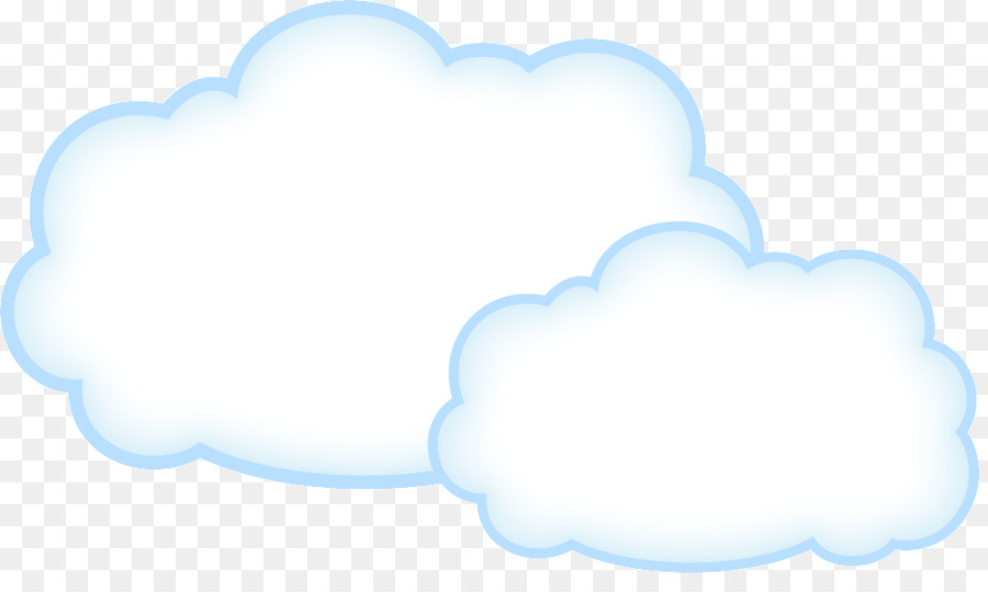 Cloud drawing clipart.