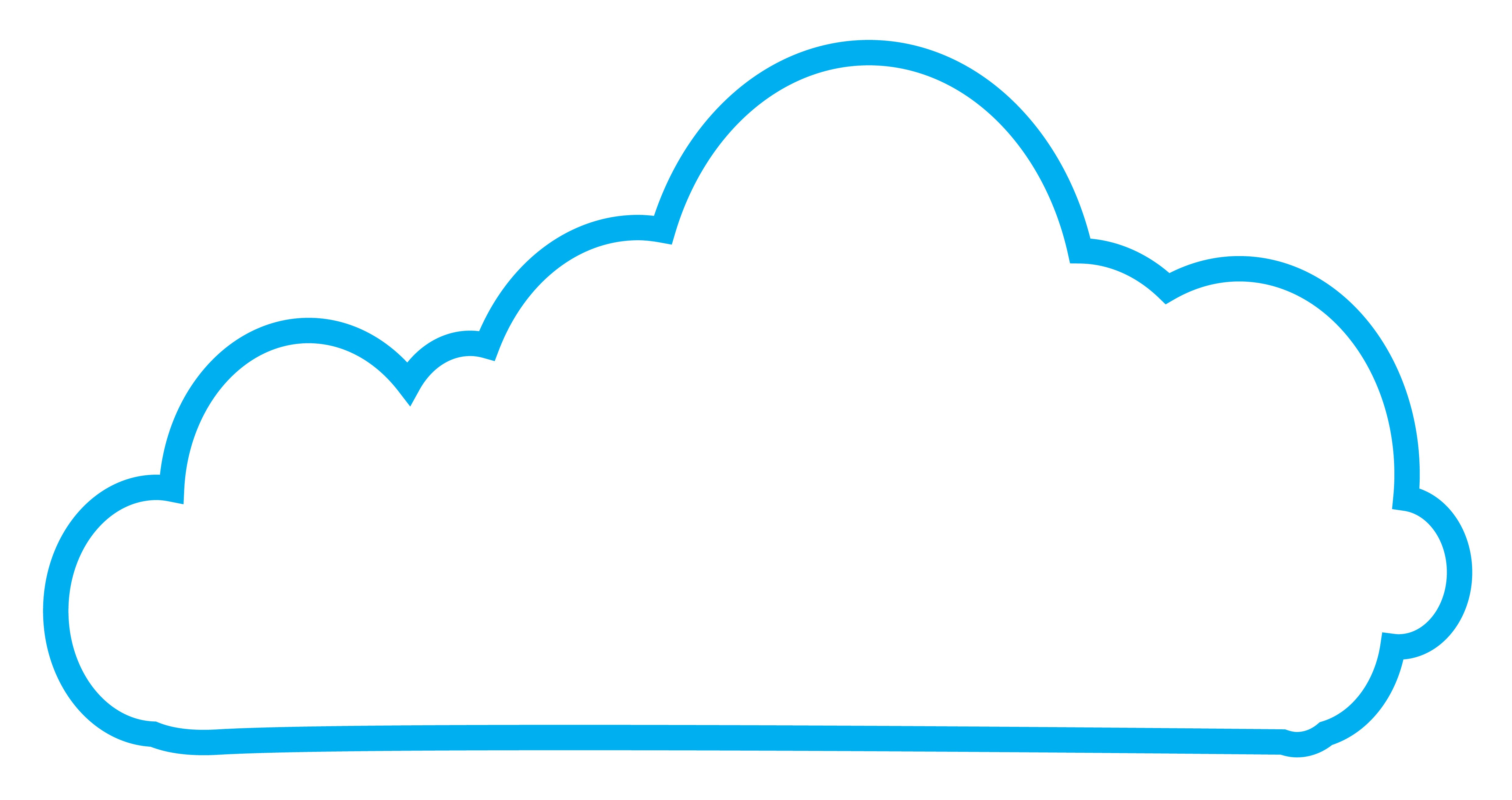 Free vector clouds.
