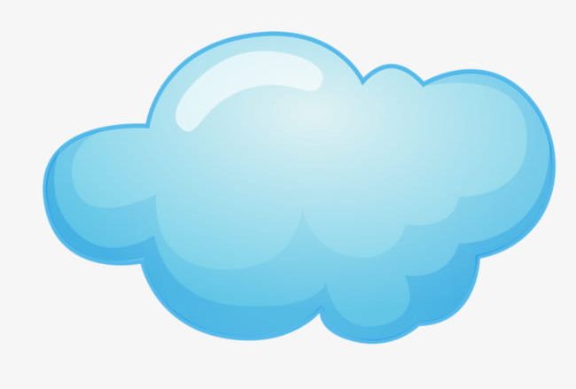 Blue clouds png.