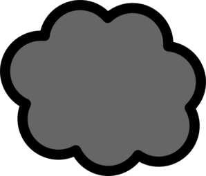 Gray cloud clip.