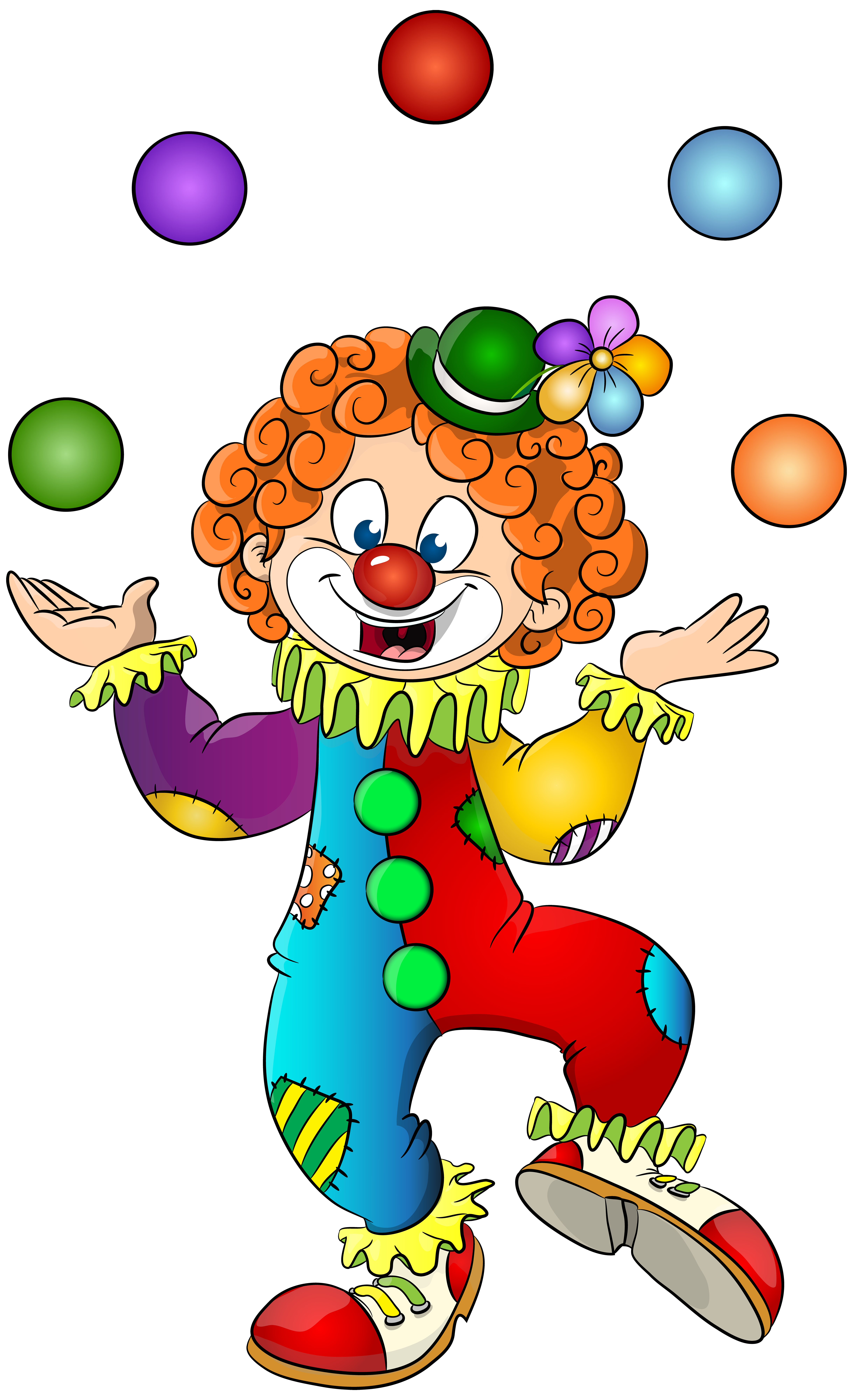 Top clown clip art free clipart spot