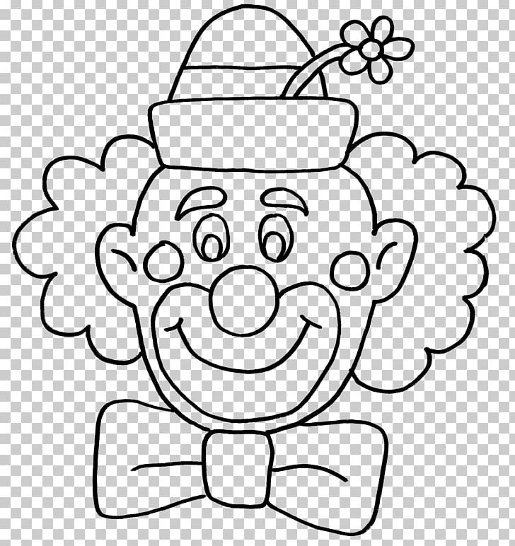 Coloring Book Drawing Clown Circus Painting PNG, Clipart