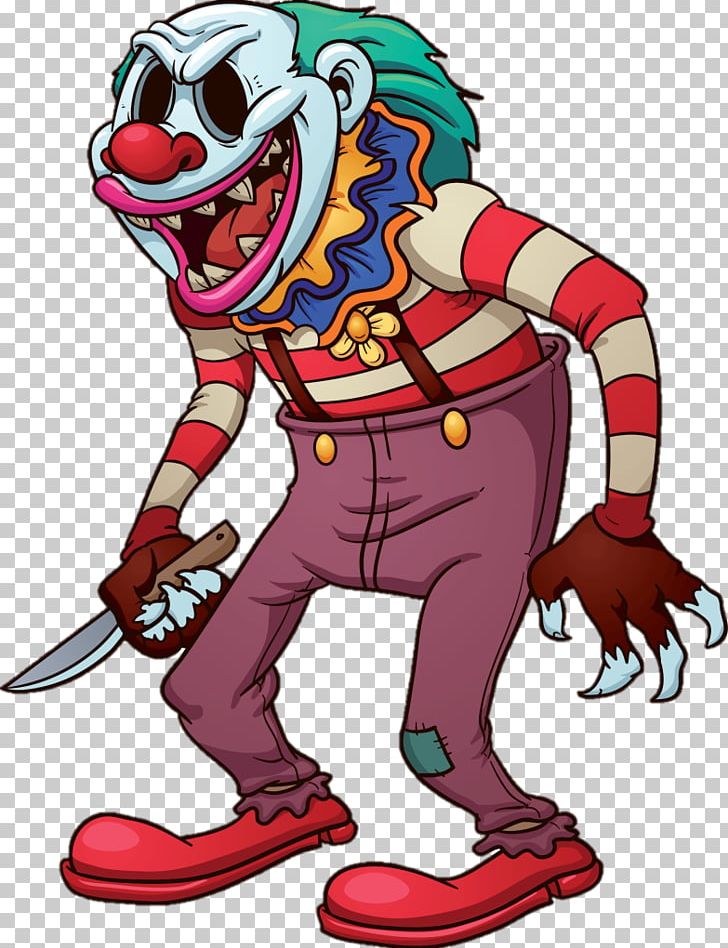 Evil clown png.