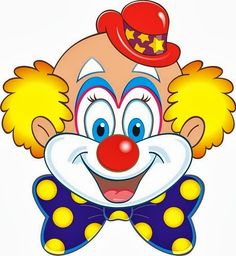 clown clipart face