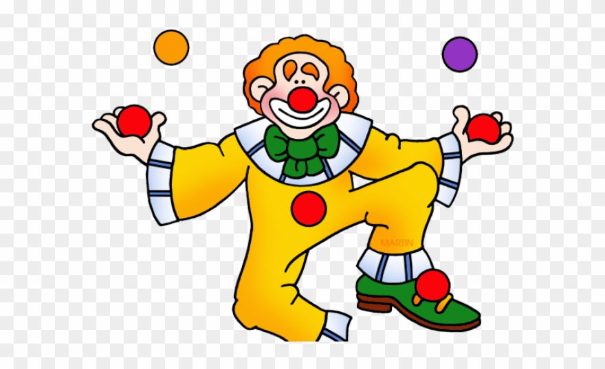 Clown clipart animated.