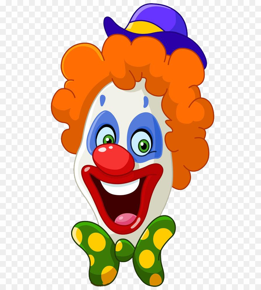 Clown Face Vector PNG Joker Clown Clipart download