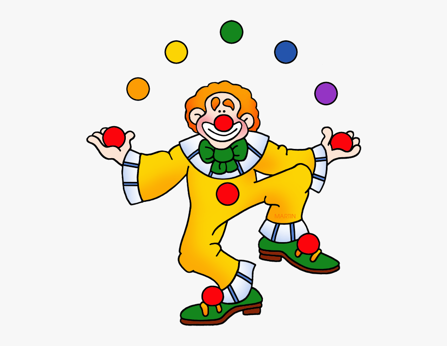 Juggling Joker Clipart