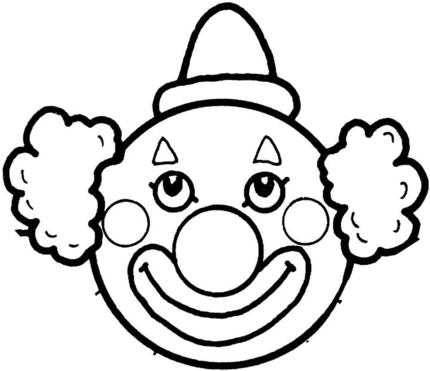 Free Clown Clipart Black And White, Download Free Clip Art