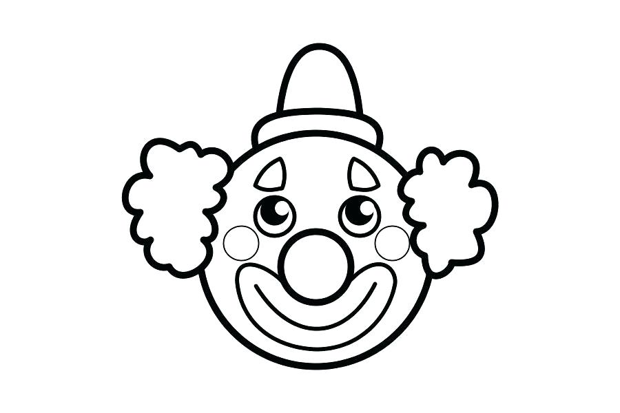 Scary Clown Face Drawing