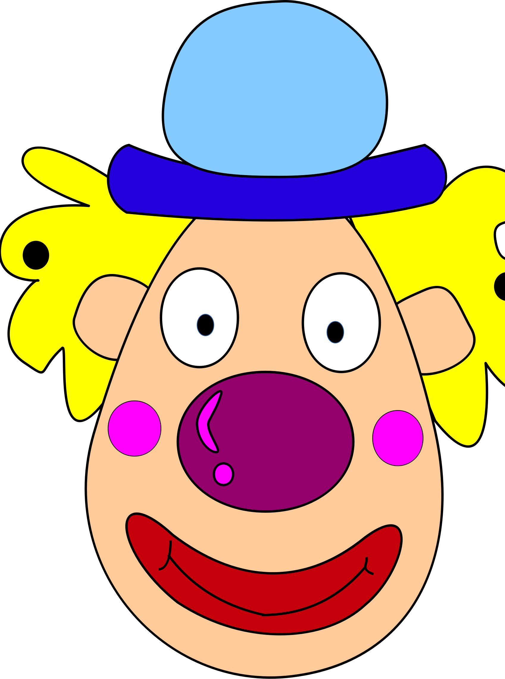 Clown clipart small, Clown small Transparent FREE for