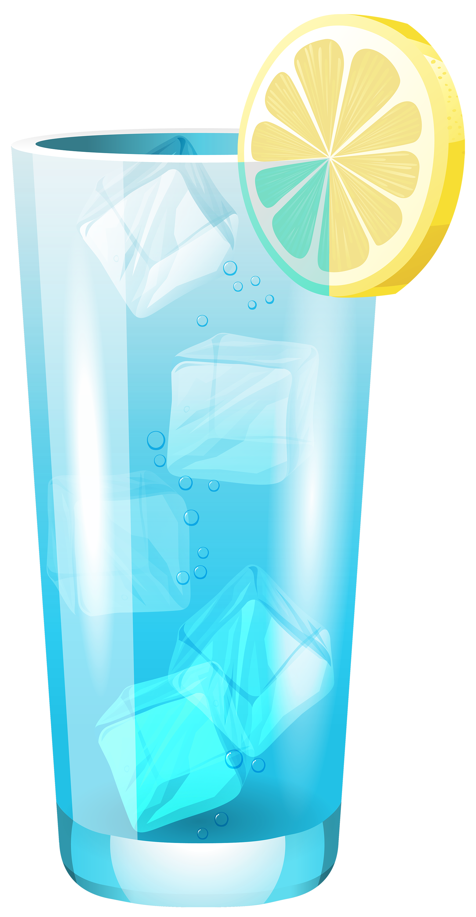 Transparent Blue Cocktail PNG Clipart