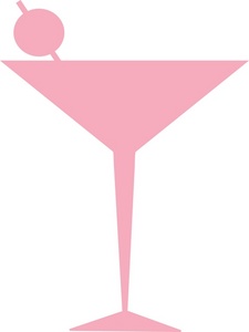 Pink martini clipart.
