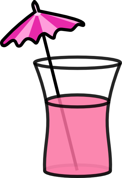 Pink Cocktail Clip Art at Clker