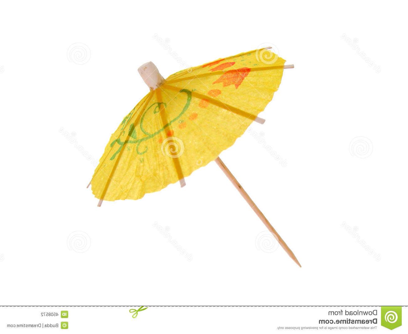 Best Free Cocktail Umbrella Vector Image