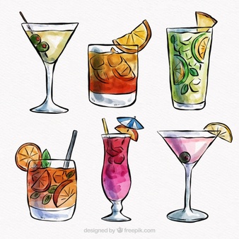 Cocktail vectors photos.