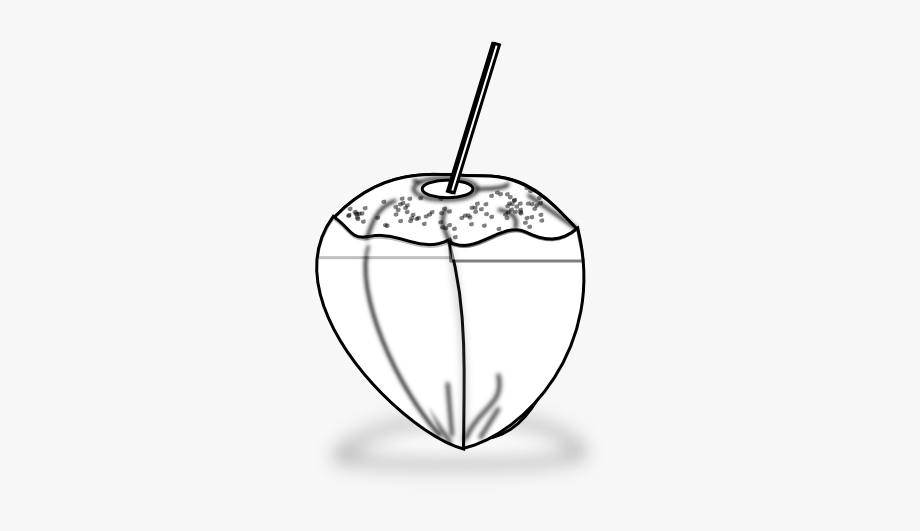 Food coconut icon.