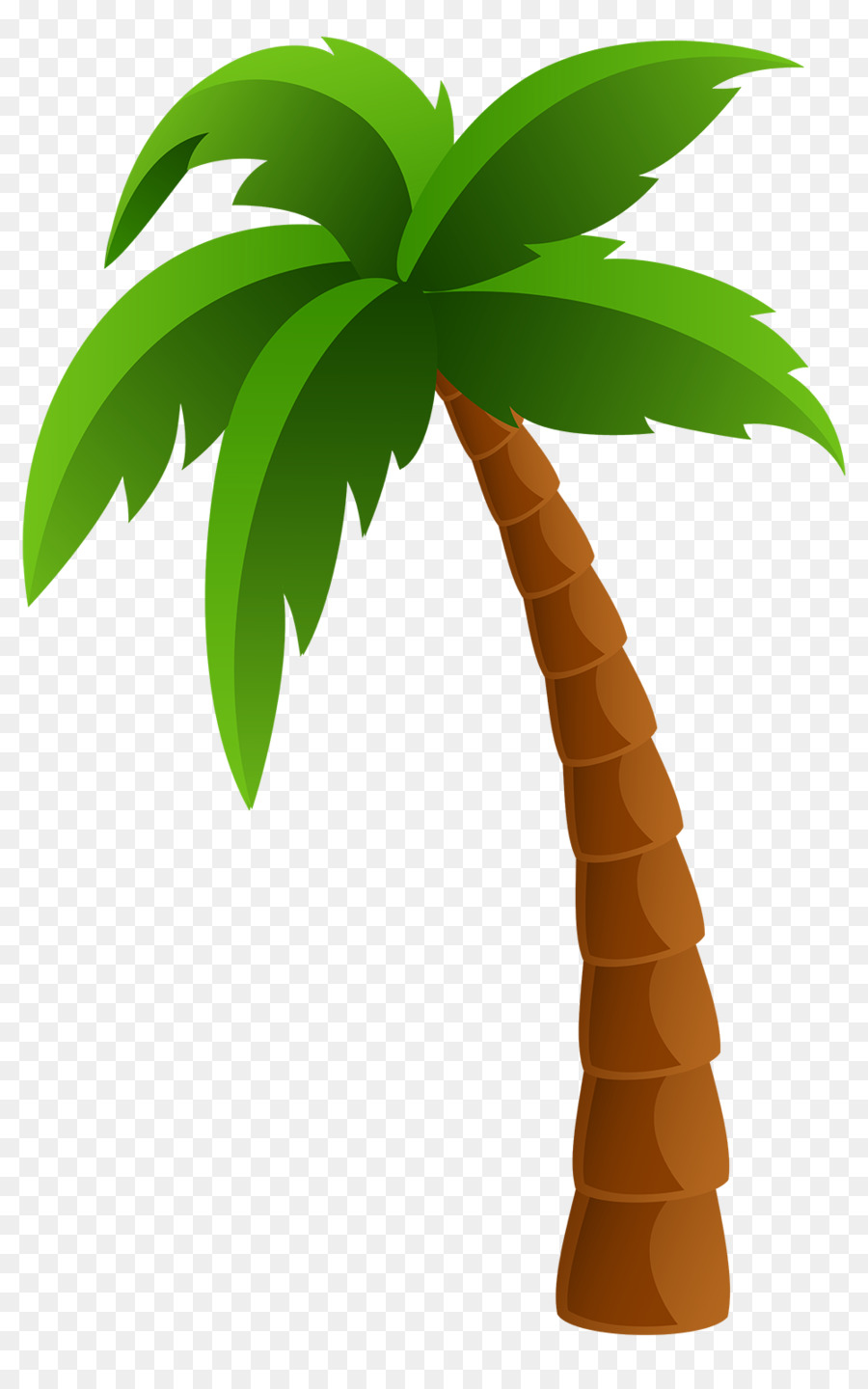 Coconut tree cartoon.