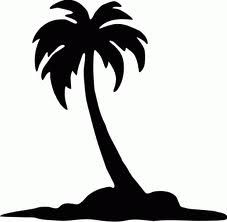 Simple palm tree drawing