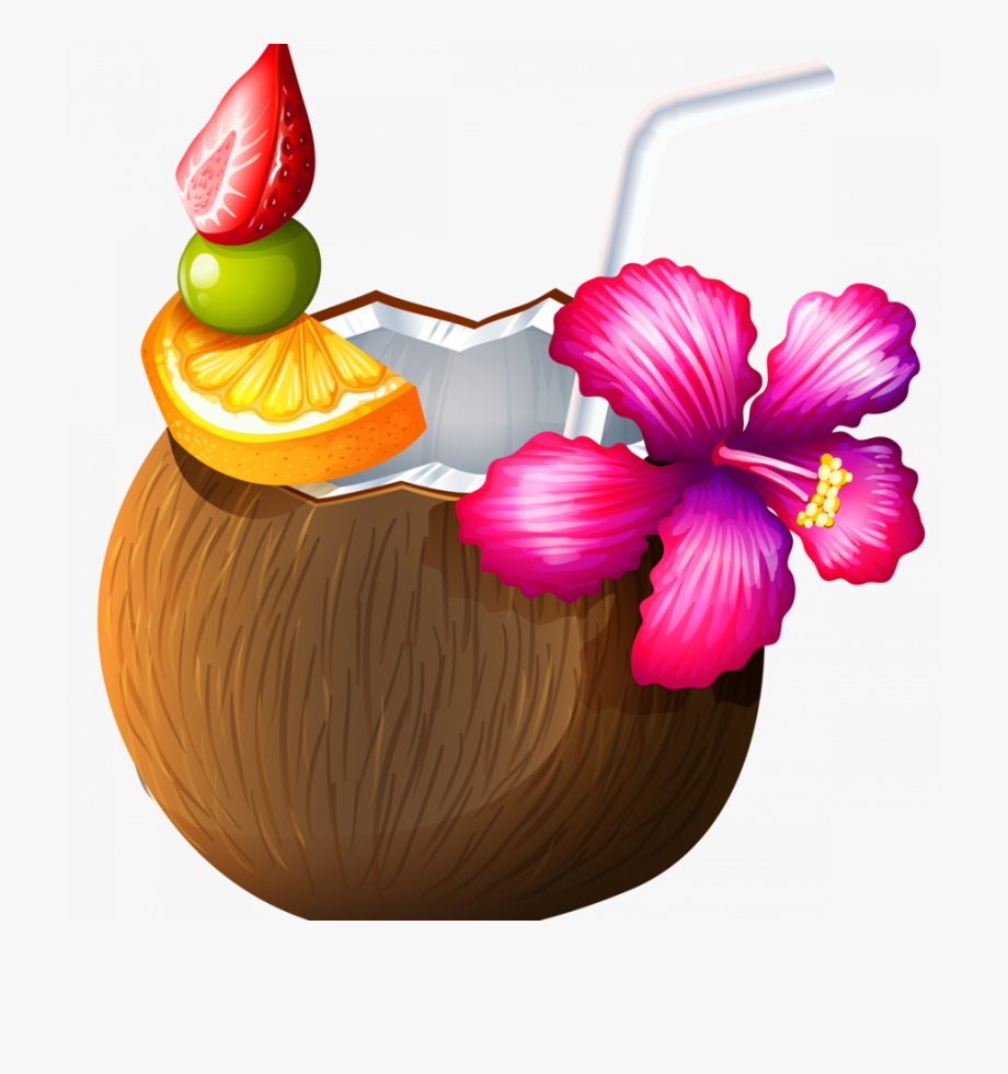 Coconut Cocktail Png Clipart Cocktail Coconut Water