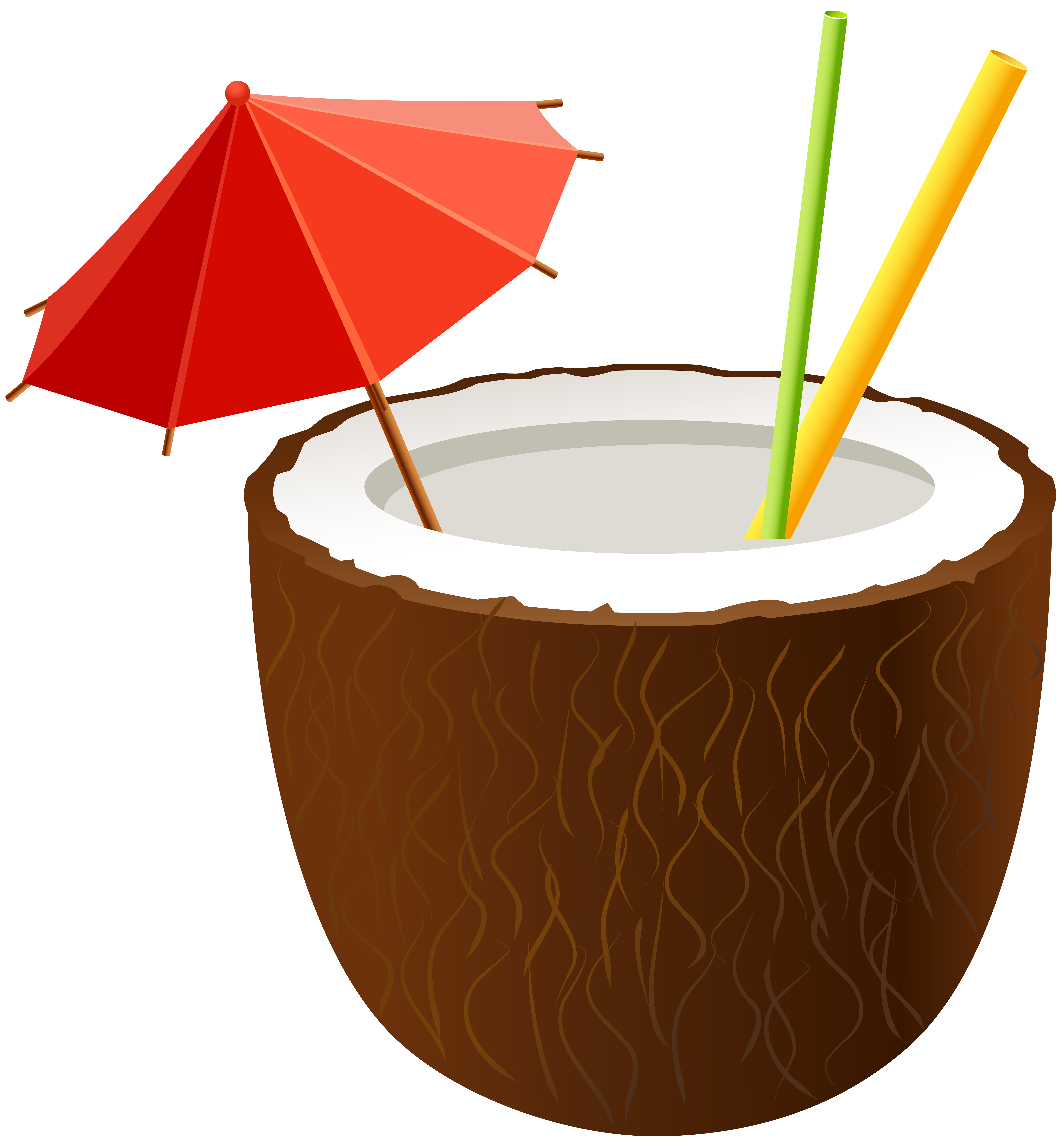Coconut cocktail png.